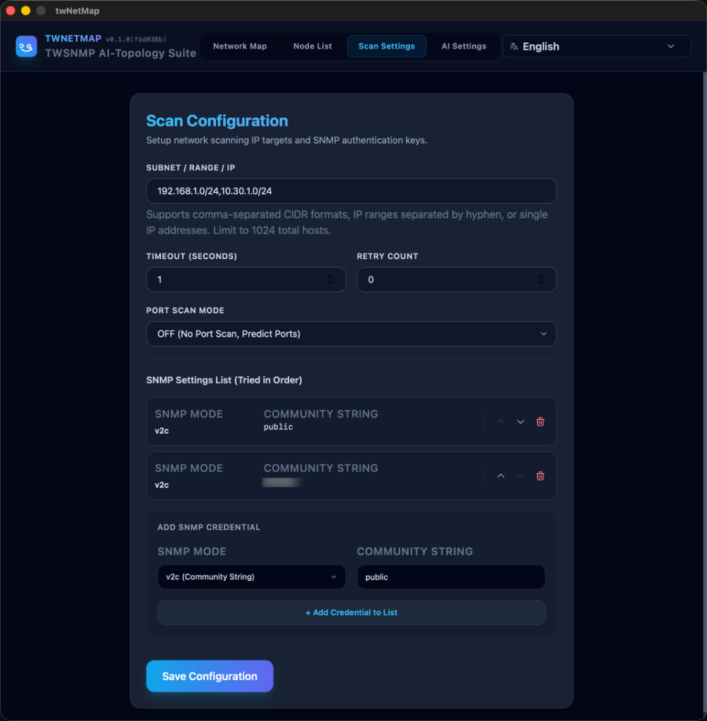 Scan Settings