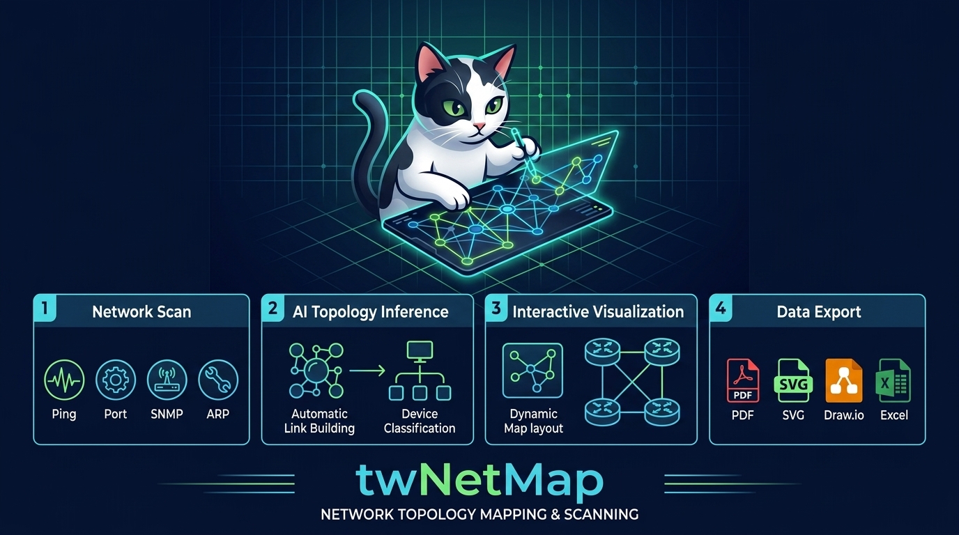 twNetMap Infographics